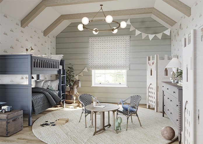 Jurassic Joust, Bunting Knightly - Roman Blind - Image 6